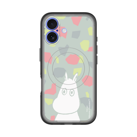 スリムプロテクションプレミアムケース with MagSafe［ MOOMIN - Troubled face - color ］