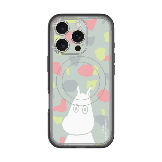 スリムプロテクションプレミアムケース with MagSafe［ MOOMIN - Troubled face - color ］