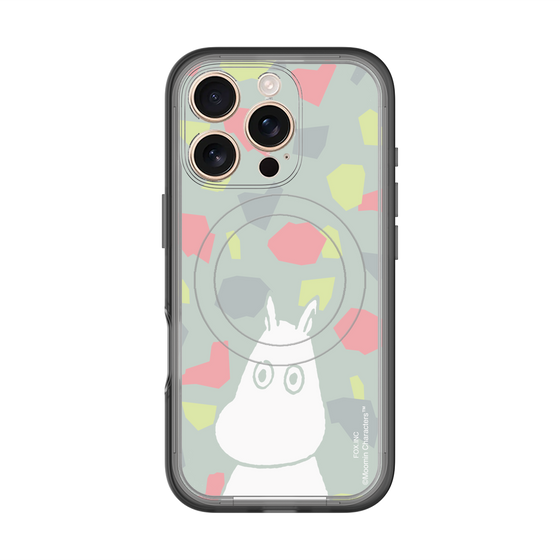 スリムプロテクションプレミアムケース with MagSafe［ MOOMIN - Troubled face - color ］