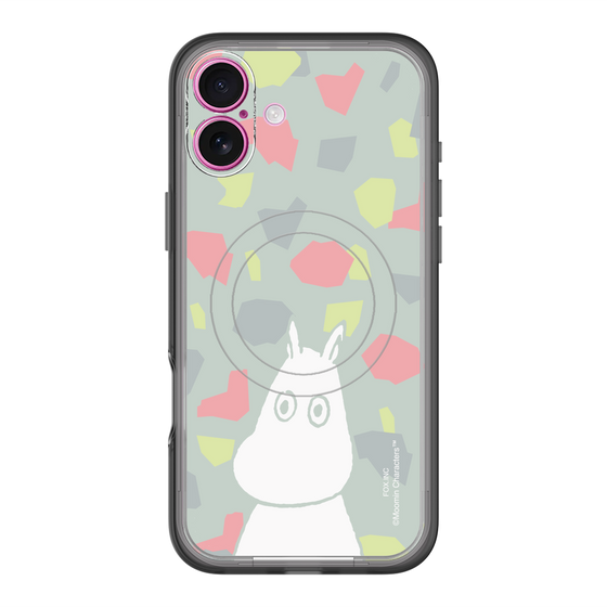 スリムプロテクションプレミアムケース with MagSafe［ MOOMIN - Troubled face - color ］