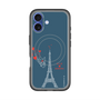 スリムプロテクションプレミアムケース with MagSafe［ ELLE×マイメロディ＆クロミ - ハートのタワー ］