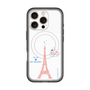 スリムプロテクションプレミアムケース with MagSafe［ ELLE×マイメロディ＆クロミ - ハートのタワー - ホワイト ］