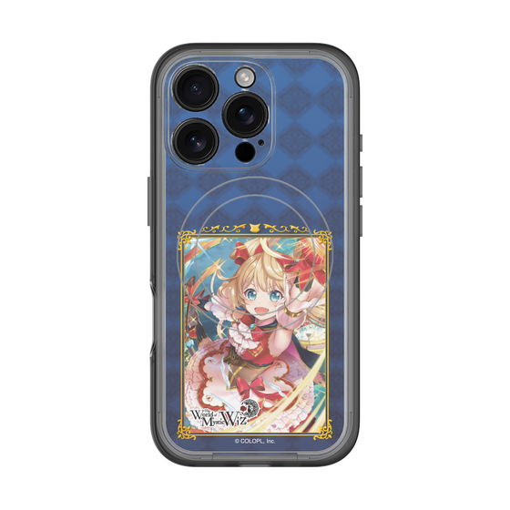 スリムプロテクションプレミアムケース with MagSafe［ クイズRPG 魔法使いと黒猫のウィズ - アリエッタ ］