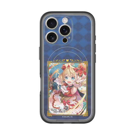 スリムプロテクションプレミアムケース with MagSafe［ クイズRPG 魔法使いと黒猫のウィズ - アリエッタ ］