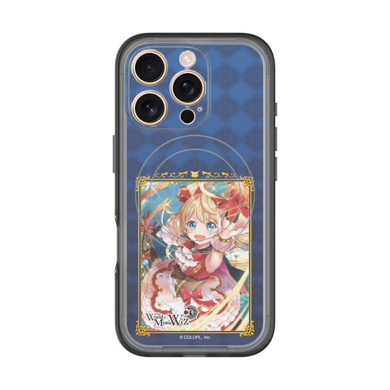 スリムプロテクションプレミアムケース with MagSafe［ クイズRPG 魔法使いと黒猫のウィズ - アリエッタ ］
