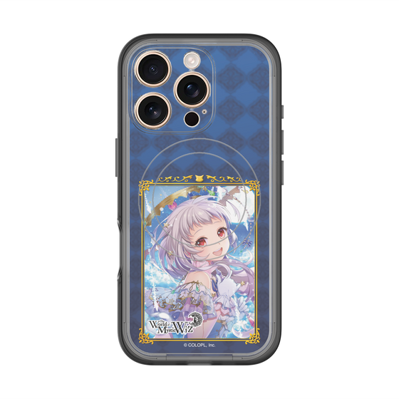 スリムプロテクションプレミアムケース with MagSafe［ クイズRPG 魔法使いと黒猫のウィズ - クレティア ］