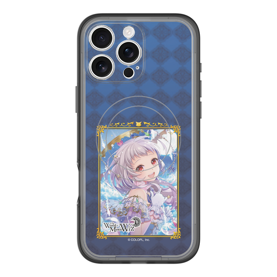 スリムプロテクションプレミアムケース with MagSafe［ クイズRPG 魔法使いと黒猫のウィズ - クレティア ］