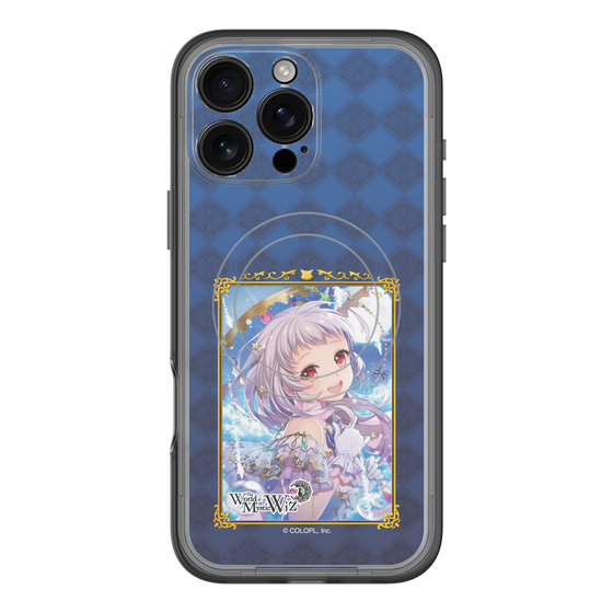 スリムプロテクションプレミアムケース with MagSafe［ クイズRPG 魔法使いと黒猫のウィズ - クレティア ］