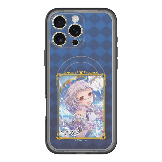 スリムプロテクションプレミアムケース with MagSafe［ クイズRPG 魔法使いと黒猫のウィズ - クレティア ］