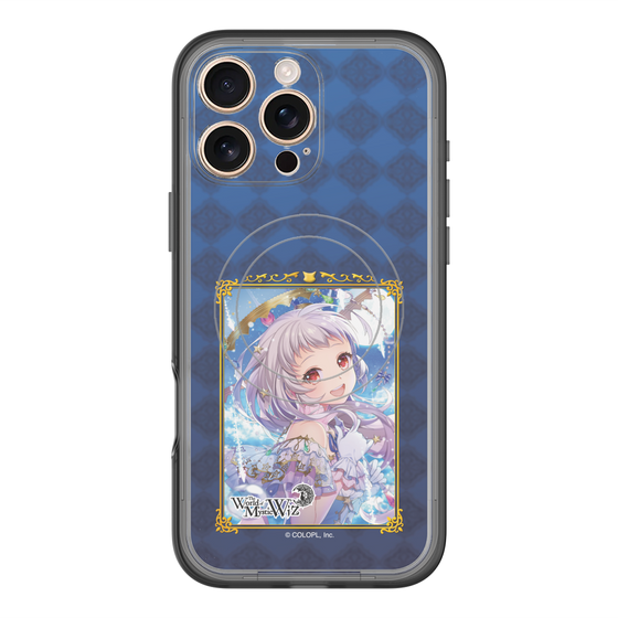 スリムプロテクションプレミアムケース with MagSafe［ クイズRPG 魔法使いと黒猫のウィズ - クレティア ］