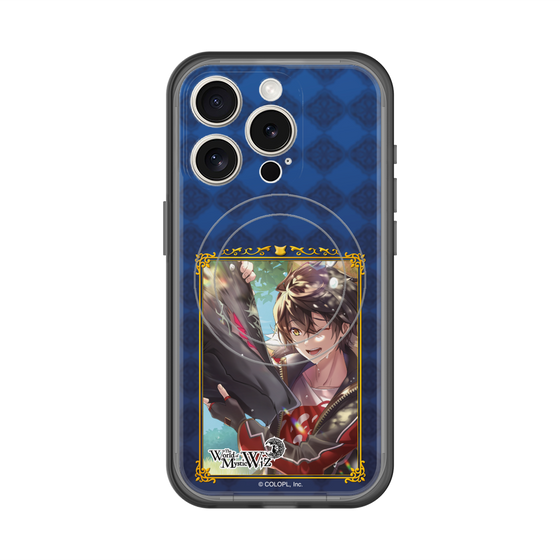 スリムプロテクションプレミアムケース with MagSafe［ クイズRPG 魔法使いと黒猫のウィズ - キワム ］