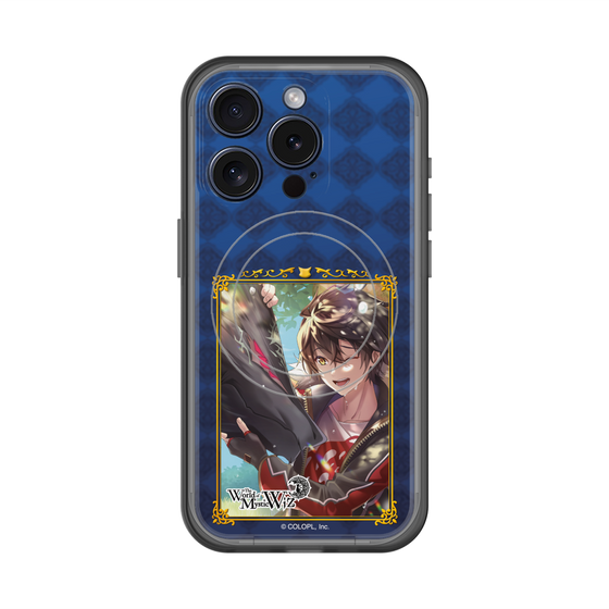スリムプロテクションプレミアムケース with MagSafe［ クイズRPG 魔法使いと黒猫のウィズ - キワム ］