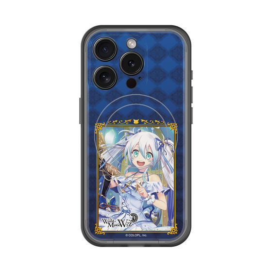 スリムプロテクションプレミアムケース with MagSafe［ クイズRPG 魔法使いと黒猫のウィズ - リルム ］