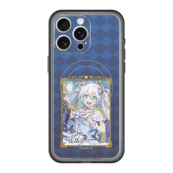 スリムプロテクションプレミアムケース with MagSafe［ クイズRPG 魔法使いと黒猫のウィズ - リルム ］