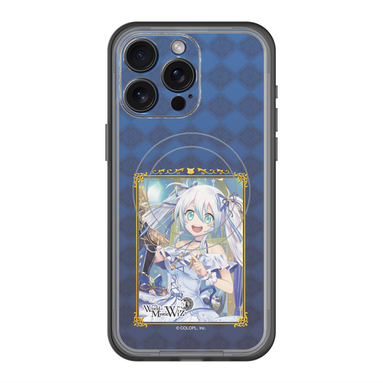スリムプロテクションプレミアムケース with MagSafe［ クイズRPG 魔法使いと黒猫のウィズ - リルム ］