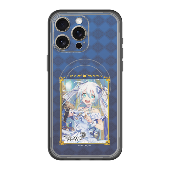 スリムプロテクションプレミアムケース with MagSafe［ クイズRPG 魔法使いと黒猫のウィズ - リルム ］
