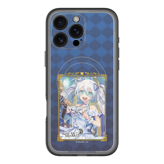 スリムプロテクションプレミアムケース with MagSafe［ クイズRPG 魔法使いと黒猫のウィズ - リルム ］