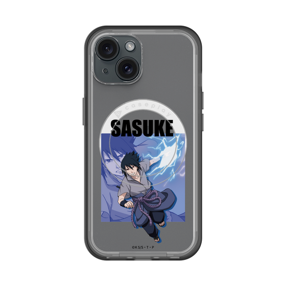 スリムプロテクションプレミアムケース with MagSafe［ NARUTO -ナルト- 疾風伝 - うちはサスケ ］