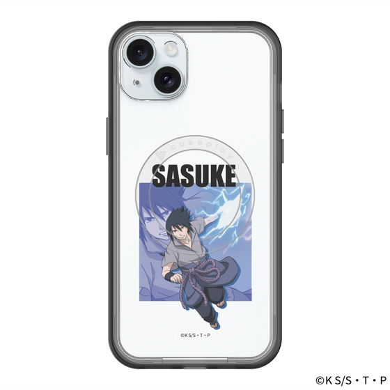 スリムプロテクションプレミアムケース with MagSafe［ NARUTO-ナルト- 疾風伝 - うちはサスケ ］