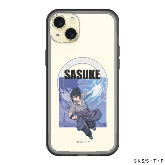 スリムプロテクションプレミアムケース with MagSafe［ NARUTO -ナルト- 疾風伝 - うちはサスケ ］