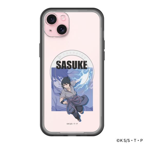 スリムプロテクションプレミアムケース with MagSafe［ NARUTO -ナルト- 疾風伝 - うちはサスケ ］