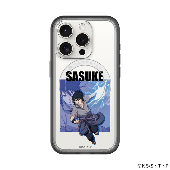 スリムプロテクションプレミアムケース with MagSafe［ NARUTO-ナルト- 疾風伝 - うちはサスケ ］
