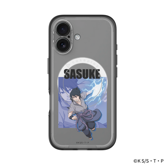 スリムプロテクションプレミアムケース with MagSafe［ NARUTO -ナルト- 疾風伝 - うちはサスケ ］