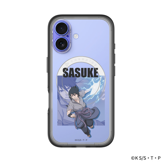 スリムプロテクションプレミアムケース with MagSafe［ NARUTO -ナルト- 疾風伝 - うちはサスケ ］