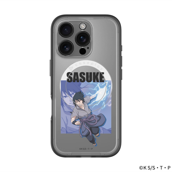スリムプロテクションプレミアムケース with MagSafe［ NARUTO -ナルト- 疾風伝 - うちはサスケ ］