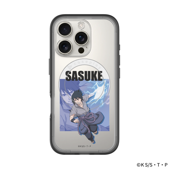 スリムプロテクションプレミアムケース with MagSafe［ NARUTO -ナルト- 疾風伝 - うちはサスケ ］
