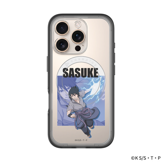 スリムプロテクションプレミアムケース with MagSafe［ NARUTO -ナルト- 疾風伝 - うちはサスケ ］