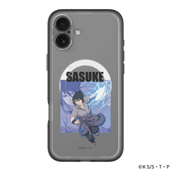 スリムプロテクションプレミアムケース with MagSafe［ NARUTO -ナルト- 疾風伝 - うちはサスケ ］