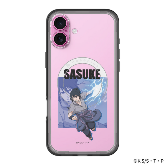 スリムプロテクションプレミアムケース with MagSafe［ NARUTO -ナルト- 疾風伝 - うちはサスケ ］