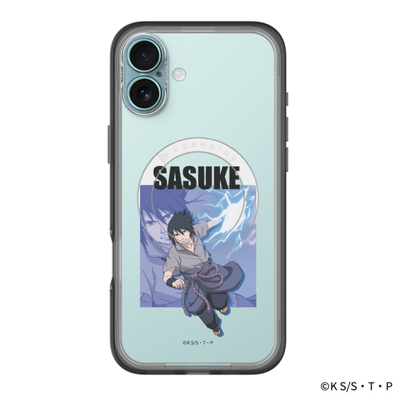 スリムプロテクションプレミアムケース with MagSafe［ NARUTO -ナルト- 疾風伝 - うちはサスケ ］