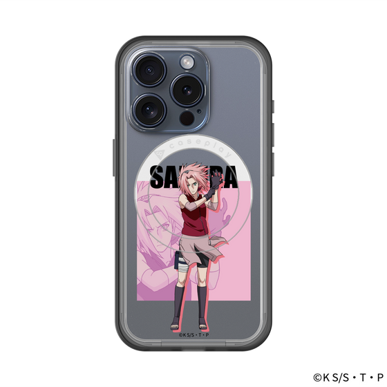 スリムプロテクションプレミアムケース with MagSafe［ NARUTO -ナルト- 疾風伝 - 春野サクラ ］