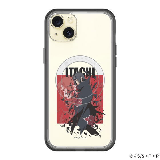 スリムプロテクションプレミアムケース with MagSafe［ NARUTO -ナルト- 疾風伝 - うちはイタチ ］
