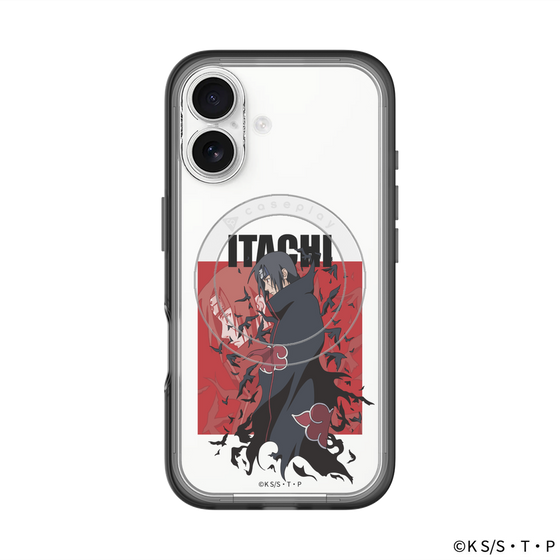 スリムプロテクションプレミアムケース with MagSafe［ NARUTO-ナルト- 疾風伝 - うちはイタチ ］