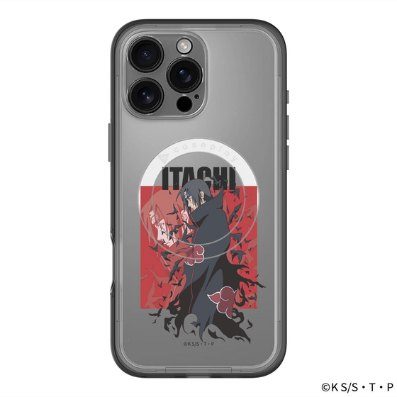 スリムプロテクションプレミアムケース with MagSafe［ NARUTO -ナルト- 疾風伝 - うちはイタチ ］