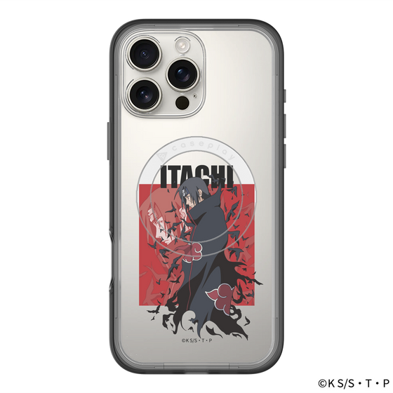 スリムプロテクションプレミアムケース with MagSafe［ NARUTO -ナルト- 疾風伝 - うちはイタチ ］