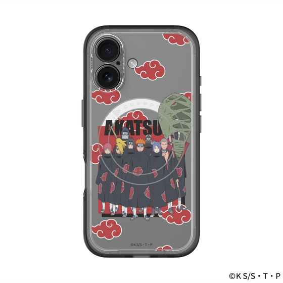 スリムプロテクションプレミアムケース with MagSafe［ NARUTO -ナルト- 疾風伝 - 暁 ］