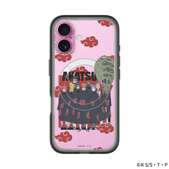 スリムプロテクションプレミアムケース with MagSafe［ NARUTO -ナルト- 疾風伝 - 暁 ］