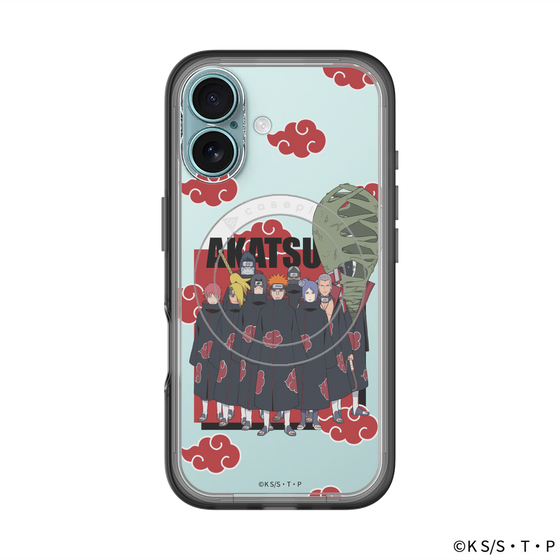 スリムプロテクションプレミアムケース with MagSafe［ NARUTO -ナルト- 疾風伝 - 暁 ］