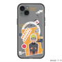 スリムプロテクションプレミアムケース with MagSafe［ NARUTO -ナルト- 疾風伝 - ステッカー - うずまきナルト ］