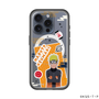 スリムプロテクションプレミアムケース with MagSafe［ NARUTO -ナルト- 疾風伝 - ステッカー - うずまきナルト ］