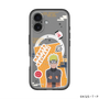 スリムプロテクションプレミアムケース with MagSafe［ NARUTO -ナルト- 疾風伝 - ステッカー - うずまきナルト ］