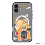スリムプロテクションプレミアムケース with MagSafe［ NARUTO -ナルト- 疾風伝 - ステッカー - うずまきナルト ］