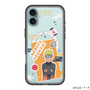 スリムプロテクションプレミアムケース with MagSafe［ NARUTO -ナルト- 疾風伝 - ステッカー - うずまきナルト ］
