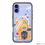 スリムプロテクションプレミアムケース with MagSafe［ NARUTO -ナルト- 疾風伝 - ステッカー - うずまきナルト ］