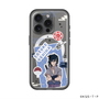 スリムプロテクションプレミアムケース with MagSafe［ NARUTO -ナルト- 疾風伝 - ステッカー - うちはサスケ ］