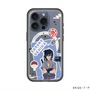 スリムプロテクションプレミアムケース with MagSafe［ NARUTO -ナルト- 疾風伝 - ステッカー - うちはサスケ ］